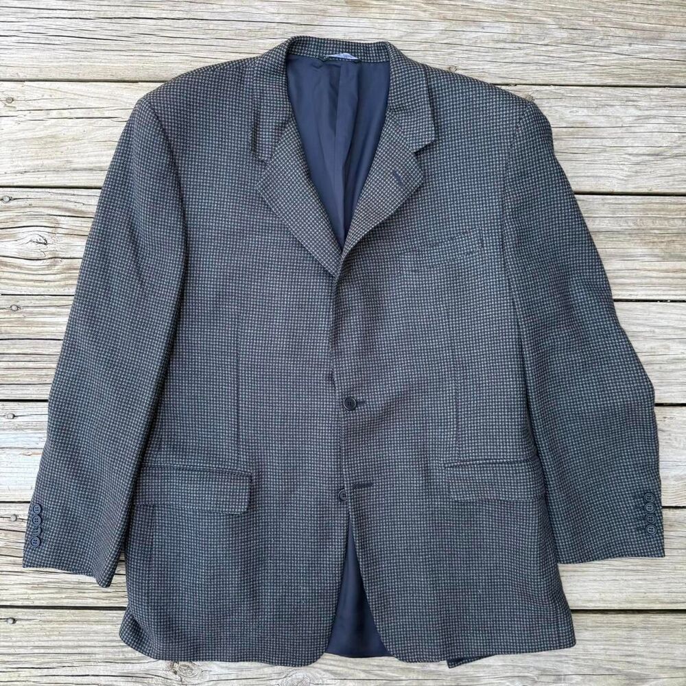 Canali for Barneys New York Blazer 90s Lana Cashmere Made in Italy 44R
